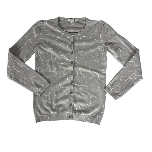 Boden Sweaters - Boden Gray Crewneck Button Front Cardigan size 4
